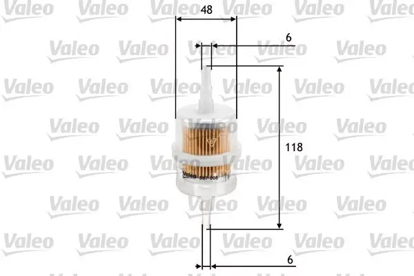 Kraftstofffilter VALEO 587005