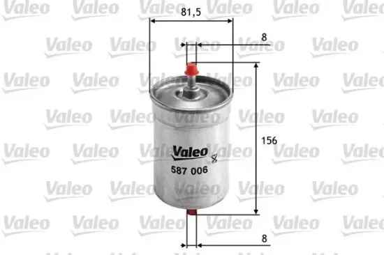 Kraftstofffilter VALEO 587006 Bild Kraftstofffilter VALEO 587006