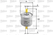 Kraftstofffilter VALEO 587007