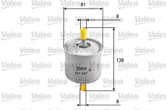 Kraftstofffilter VALEO 587007 Bild Kraftstofffilter VALEO 587007