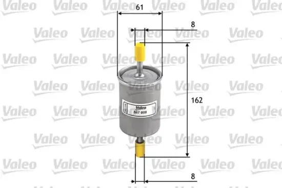 Kraftstofffilter VALEO 587008 Bild Kraftstofffilter VALEO 587008
