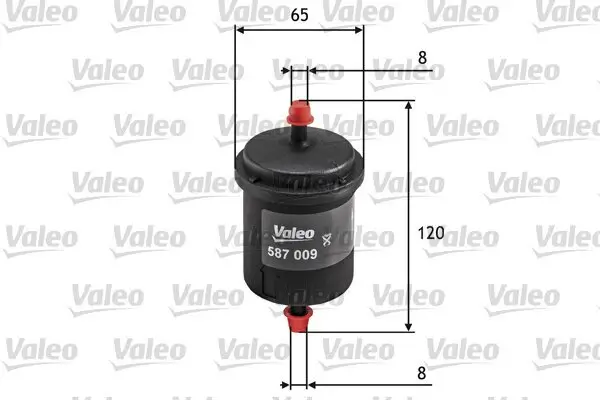 Kraftstofffilter VALEO 587009