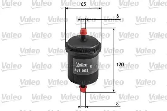 Kraftstofffilter VALEO 587009 Bild Kraftstofffilter VALEO 587009