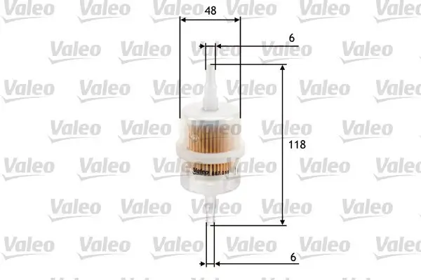 Kraftstofffilter VALEO 587011