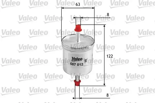 Kraftstofffilter VALEO 587012