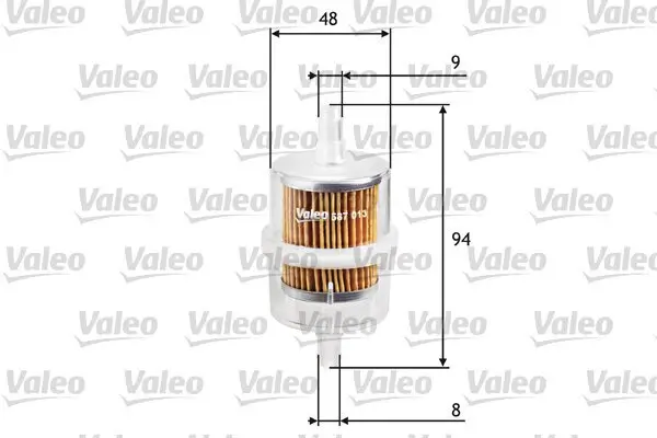 Kraftstofffilter VALEO 587013