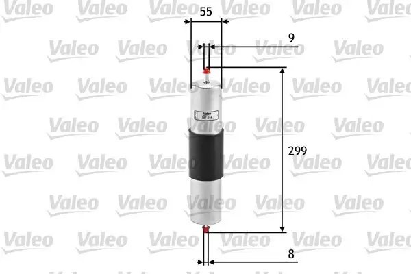 Kraftstofffilter VALEO 587014