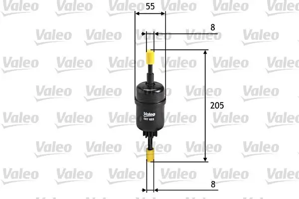 Kraftstofffilter VALEO 587023