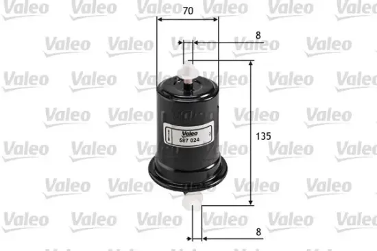 Kraftstofffilter VALEO 587024 Bild Kraftstofffilter VALEO 587024