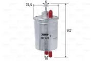 Kraftstofffilter VALEO 587029