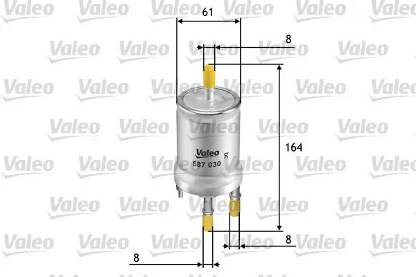 Kraftstofffilter VALEO 587030