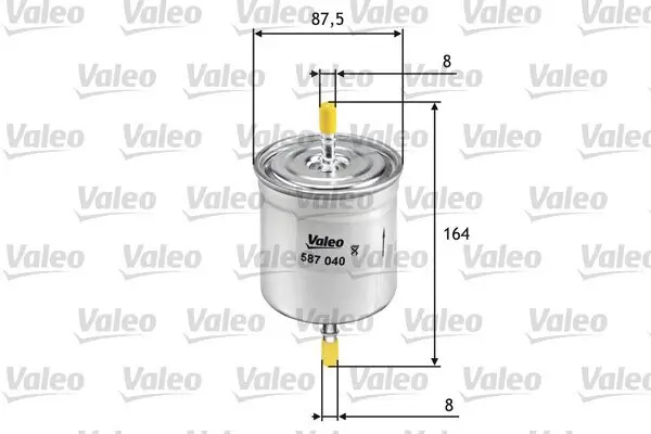 Kraftstofffilter VALEO 587040