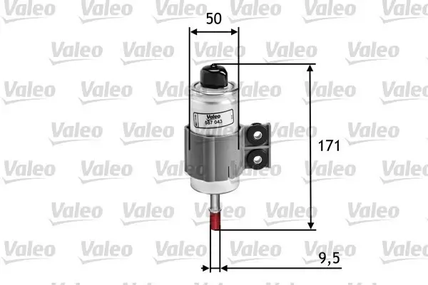 Kraftstofffilter VALEO 587043 Bild Kraftstofffilter VALEO 587043