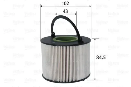 Kraftstofffilter VALEO 587075 Bild Kraftstofffilter VALEO 587075