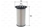 Kraftstofffilter VALEO 587095