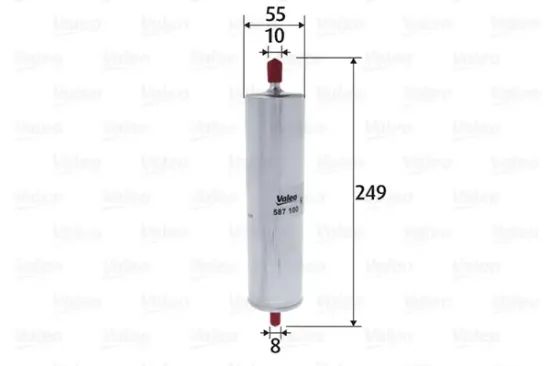 Kraftstofffilter VALEO 587100 Bild Kraftstofffilter VALEO 587100