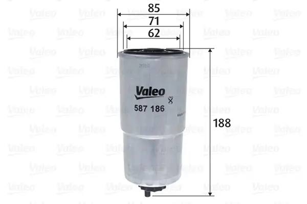 Kraftstofffilter VALEO 587186