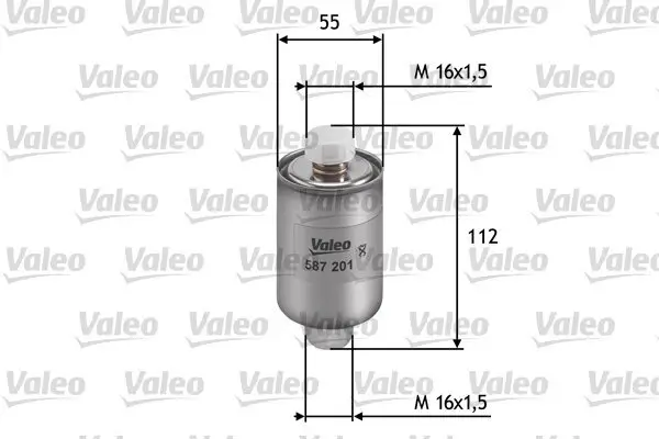 Kraftstofffilter VALEO 587201