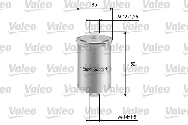 Kraftstofffilter VALEO 587202