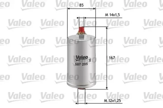 Kraftstofffilter VALEO 587205 Bild Kraftstofffilter VALEO 587205