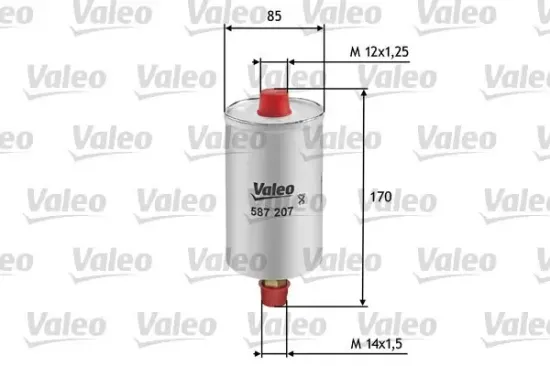 Kraftstofffilter VALEO 587207 Bild Kraftstofffilter VALEO 587207