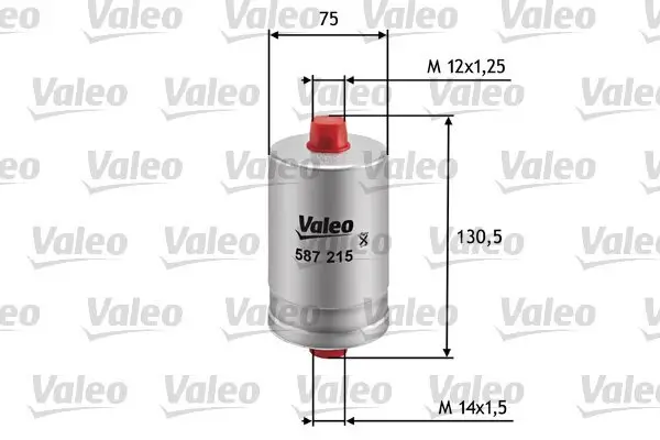 Kraftstofffilter VALEO 587215