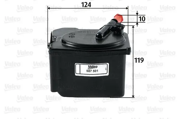 Kraftstofffilter VALEO 587501