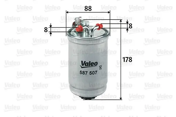 Kraftstofffilter VALEO 587507