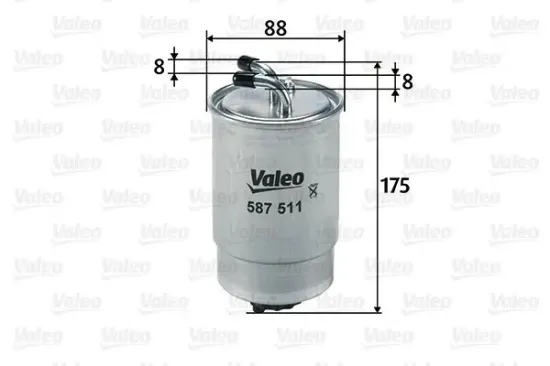 Kraftstofffilter VALEO 587511 Bild Kraftstofffilter VALEO 587511
