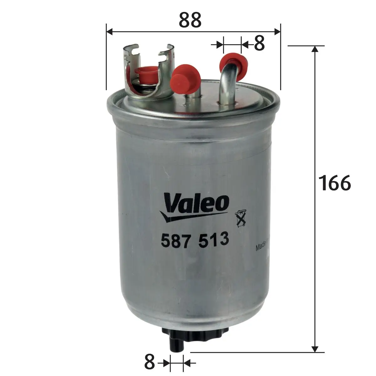 Kraftstofffilter VALEO 587513