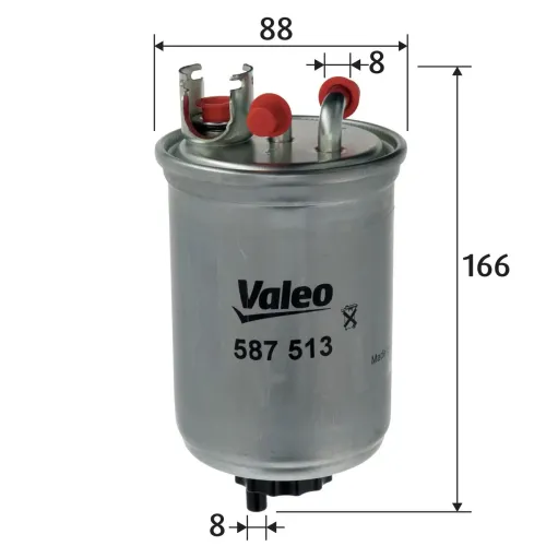 Kraftstofffilter VALEO 587513 Bild Kraftstofffilter VALEO 587513