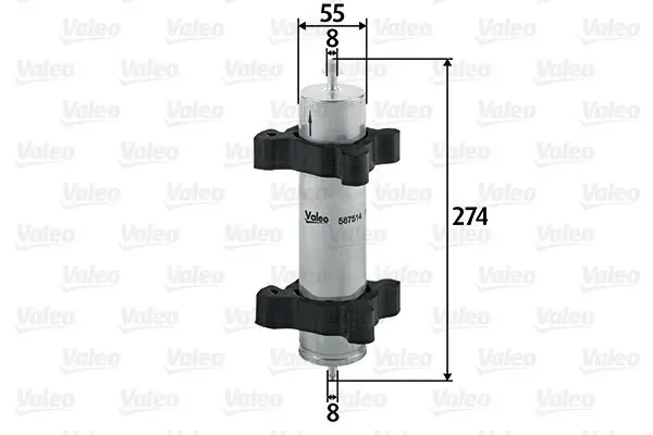 Kraftstofffilter VALEO 587514