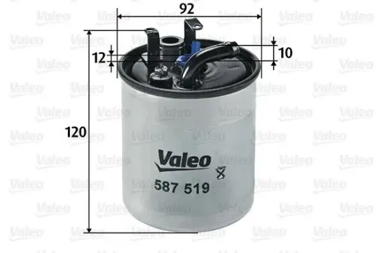 Kraftstofffilter VALEO 587519 Bild Kraftstofffilter VALEO 587519