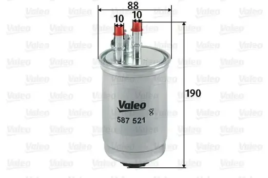Kraftstofffilter VALEO 587521 Bild Kraftstofffilter VALEO 587521