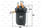 Kraftstofffilter VALEO 587538