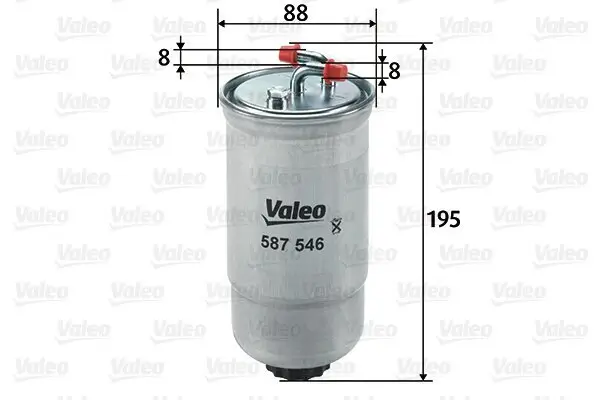 Kraftstofffilter VALEO 587546