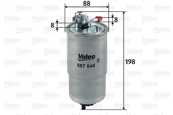 Kraftstofffilter VALEO 587548