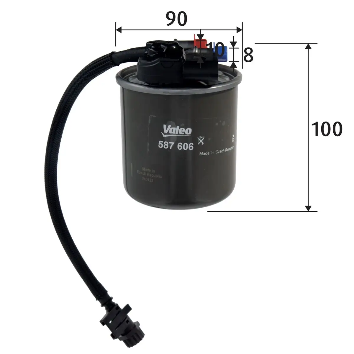 Kraftstofffilter VALEO 587606