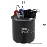 Kraftstofffilter VALEO 587612