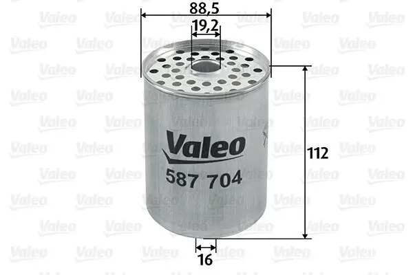 Kraftstofffilter VALEO 587704