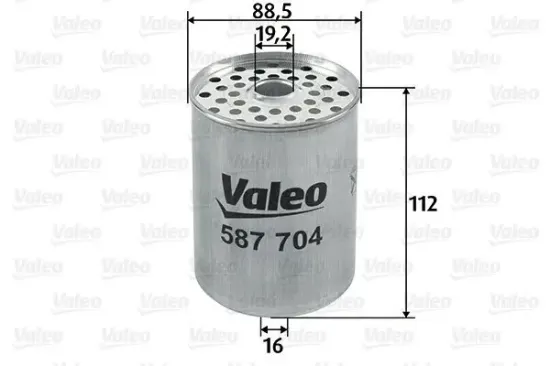 Kraftstofffilter VALEO 587704 Bild Kraftstofffilter VALEO 587704