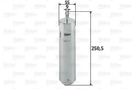 Kraftstofffilter VALEO 587711 Bild Kraftstofffilter VALEO 587711