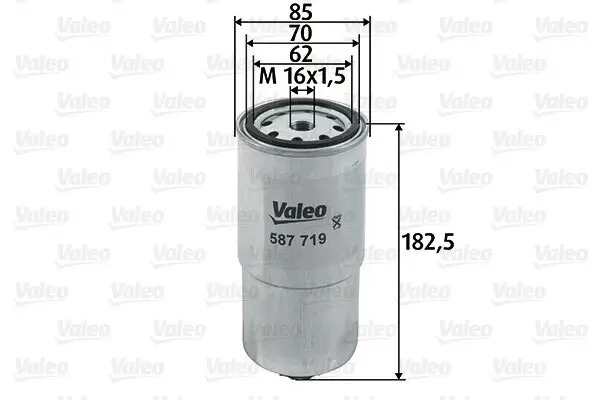 Kraftstofffilter VALEO 587719