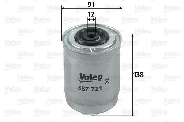 Kraftstofffilter VALEO 587721