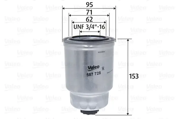 Kraftstofffilter VALEO 587728