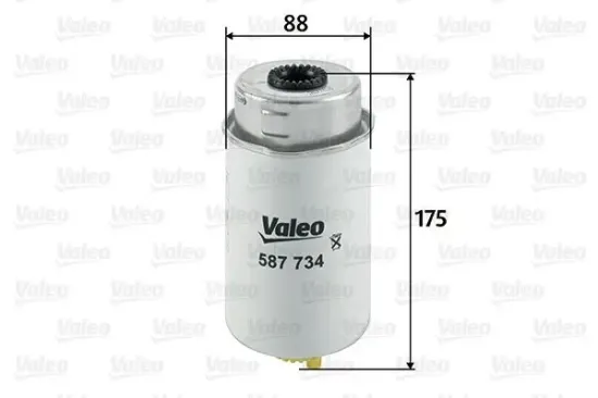 Kraftstofffilter VALEO 587734 Bild Kraftstofffilter VALEO 587734