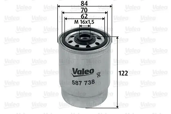 Kraftstofffilter VALEO 587738