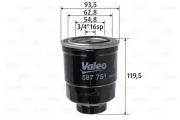 Kraftstofffilter VALEO 587751