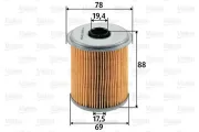 Kraftstofffilter VALEO 587910