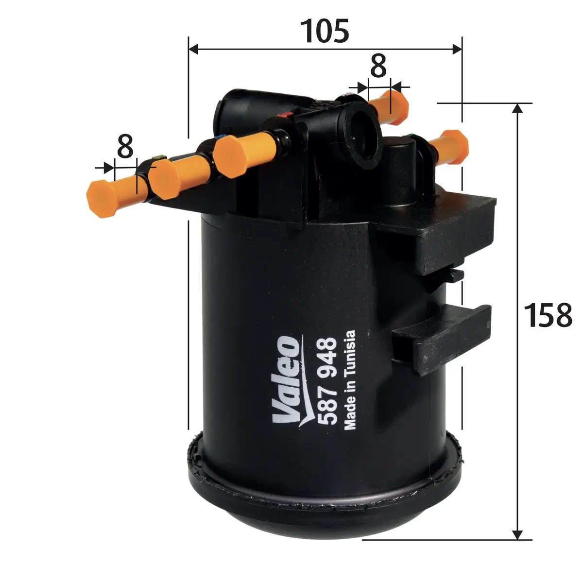 Kraftstofffilter VALEO 587948